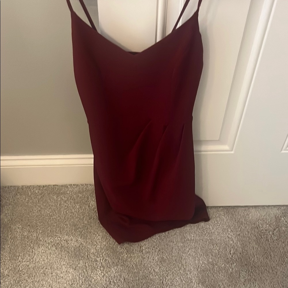 Elegant Burgundy Women's Top